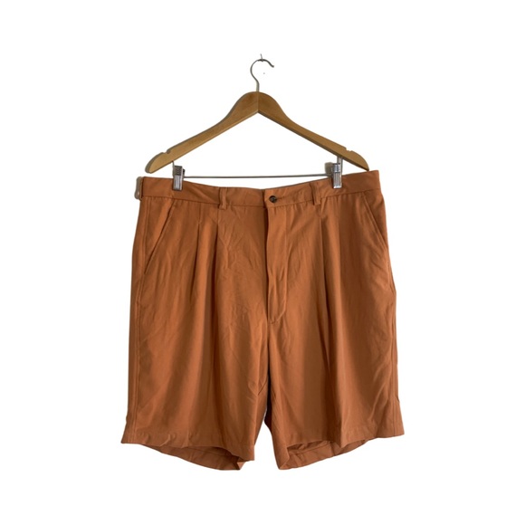 Haggar Other - NWT Haggar Silk Shorts Carmelo Flexible Waistband 40W